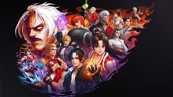 HD wallpaper: Video Game, The King Of Fighters XIV, Iori Yagami, Kyo  Kusanagi | Wallpaper Flare
