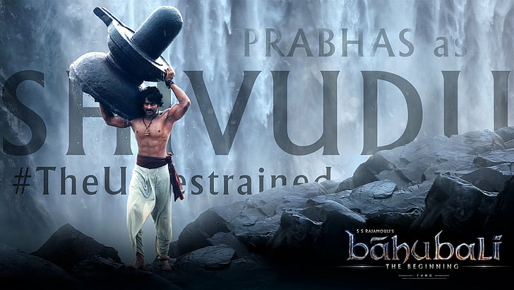 Movie, Baahubali: The Beginning, Prabhas, text, communication, HD wallpaper