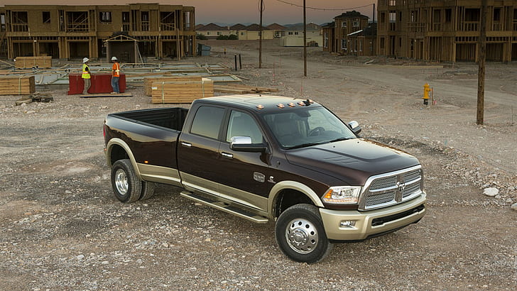 Dodge RAM, construction site, car, Truck, vehicle, HD wallpaper