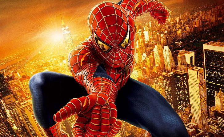 Spider Man, Spider-Man 2 digital wallpaper, Movies, Superhero