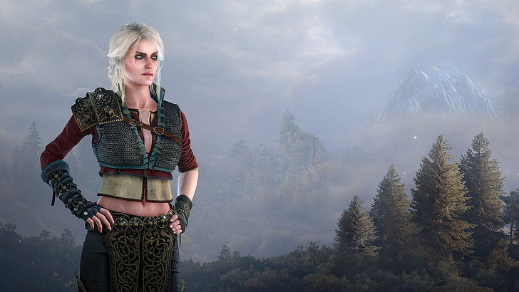 Ciri Witcher game character, The Witcher 3: Wild Hunt, Cirilla Fiona Elen Riannon, HD wallpaper