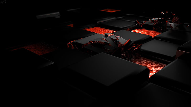 3d Wallpaper Black And Red Image Num 16