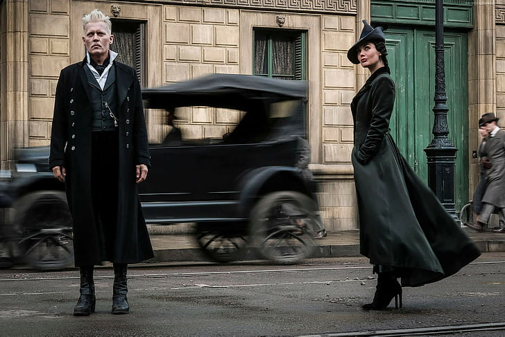 Johnny Depp, 4K, Poppy Corby-Tuech, Fantastic Beasts: The Crimes of Grindelwald