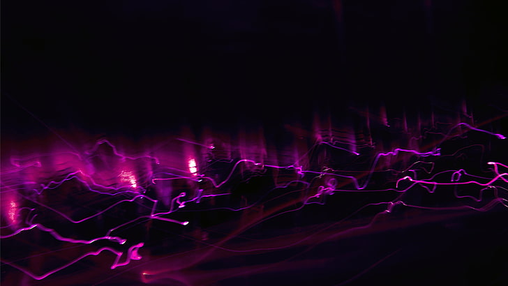 HD wallpaper: black and purple illustration, abstract, lights, digital art  | Wallpaper Flare