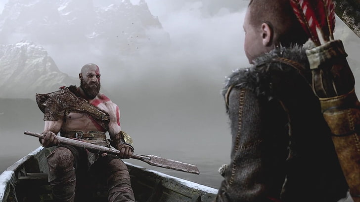 God of War, Kratos, video games, God of War (2018), day, real people