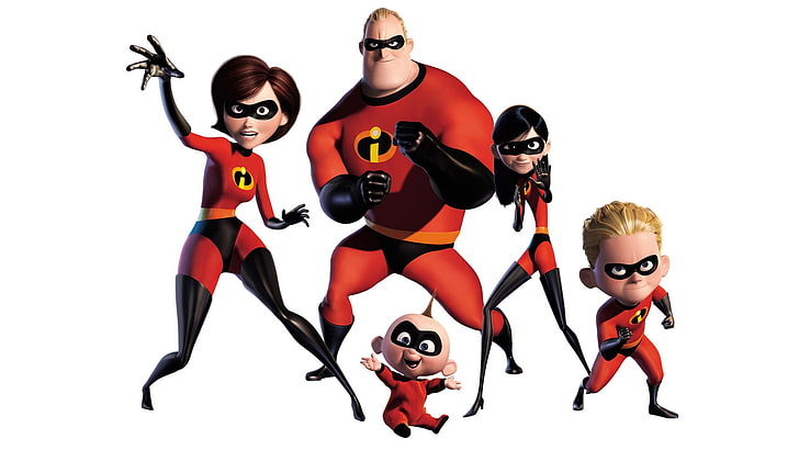 Disney Pixar The Incredibles graphic wallpaper, movies, animated movies