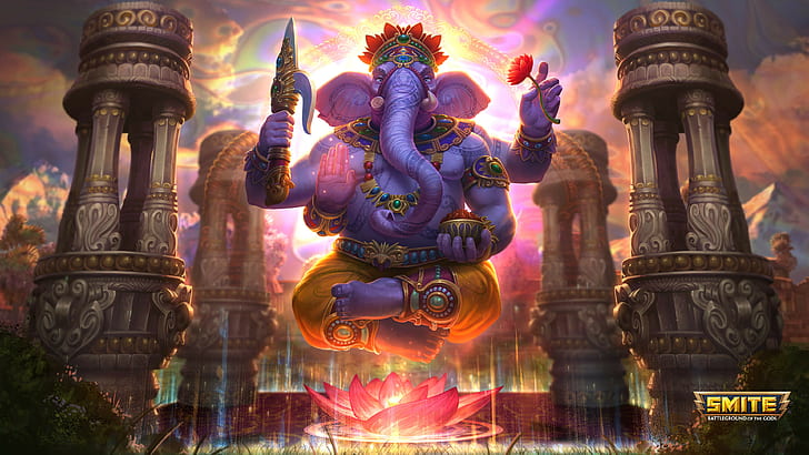 lord, The God, Ganesha, Smite, success, HD wallpaper