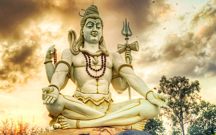 HD wallpaper: Shiva Statue In Bijapur, Lord Shiva statue, God, art and  craft | Wallpaper Flare