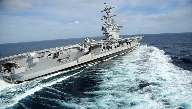 USS Carl Vinson, carrier, sea, maneuver, CVN-70, Nimitz, U.S. Navy, HD wallpaper
