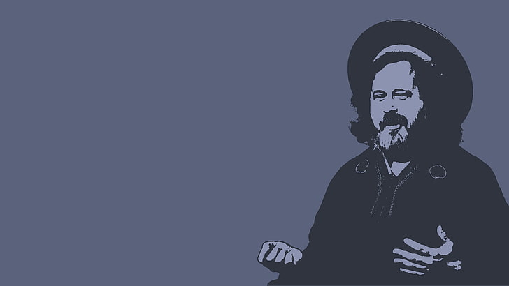 GNU, Linux, Richard Stallman, emacs, Software, saint, one person, HD wallpaper