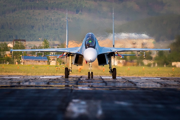 sukhoi Su-30, military aircraft, air vehicle, airplane, transportation, HD wallpaper