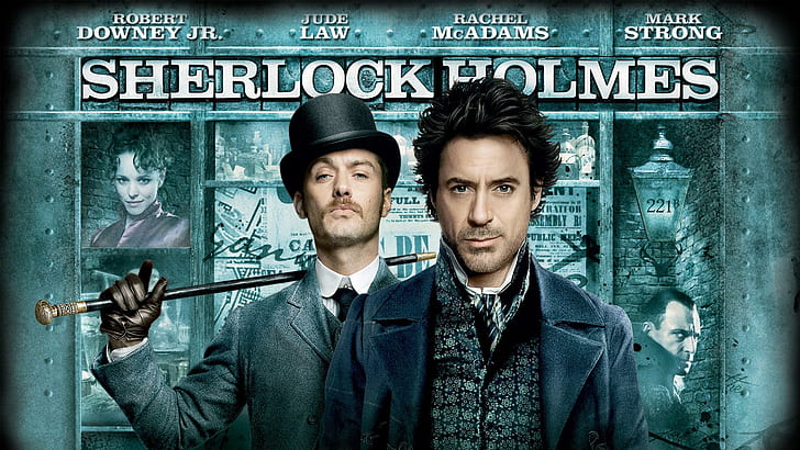 Sherlock Holmes, sherlock holmes movie poster, movies, 1920x1080, HD wallpaper