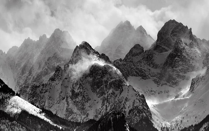 Mount Everest, ice, mist, nature, landscape, photography, HD wallpaper