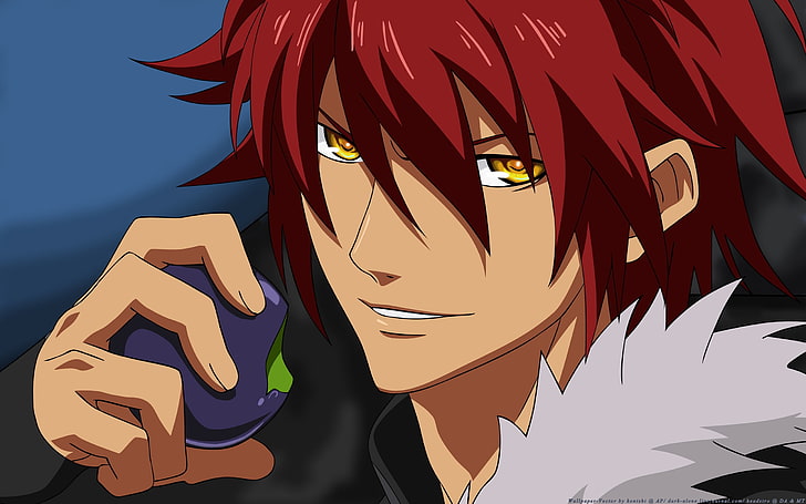 Anime Boy Red Hair HD Png Download  Transparent Png Image  PNGitem