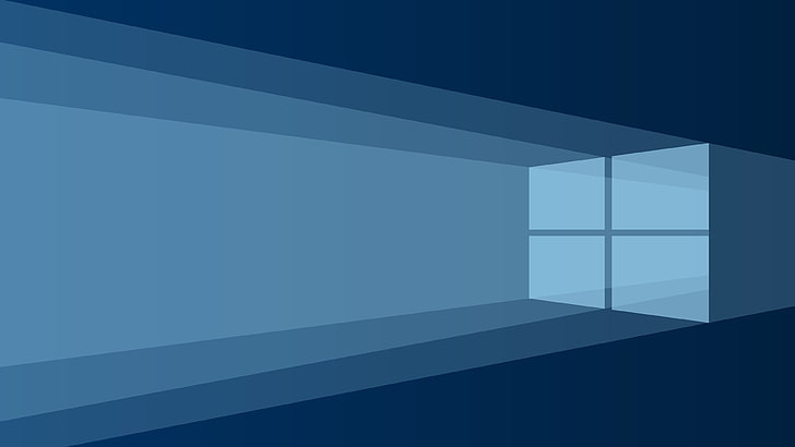Windows digital wallpaper, Windows 10, Microsoft, minimalism HD wallpaper