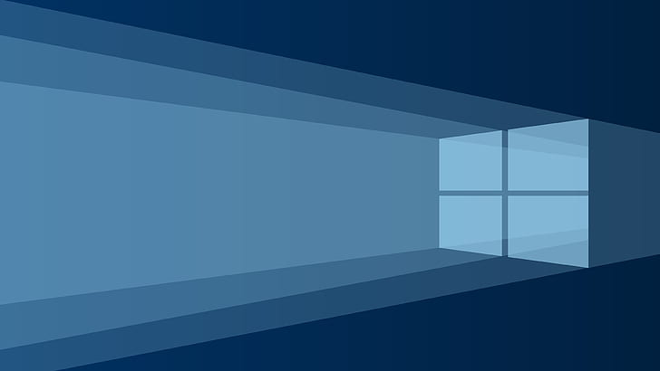 Windows 10, Microsoft, minimalism, operating systems HD wallpaper