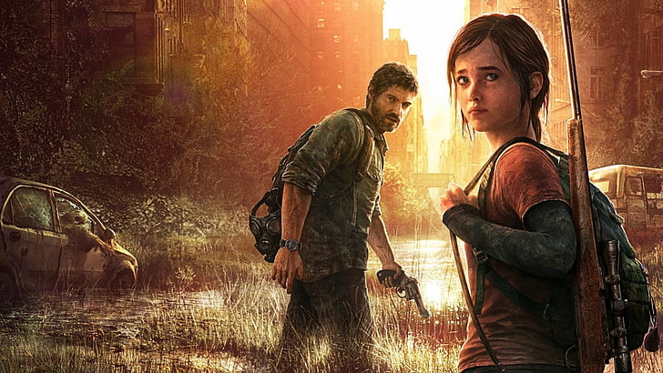 The Last of Us wallpaper, video games, men, people, outdoors, HD wallpaper