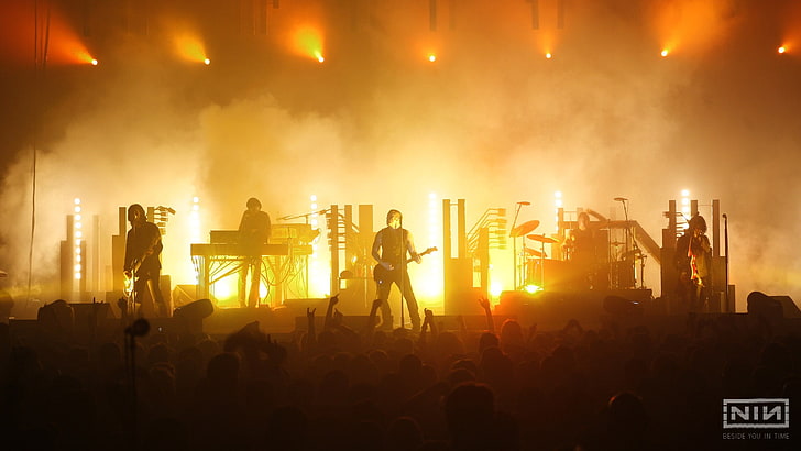 men's black tops, Nine Inch Nails, music, band, arts culture and entertainment, HD wallpaper