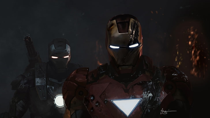 Marvel Iron Man painting, helmet, headwear, security, protection