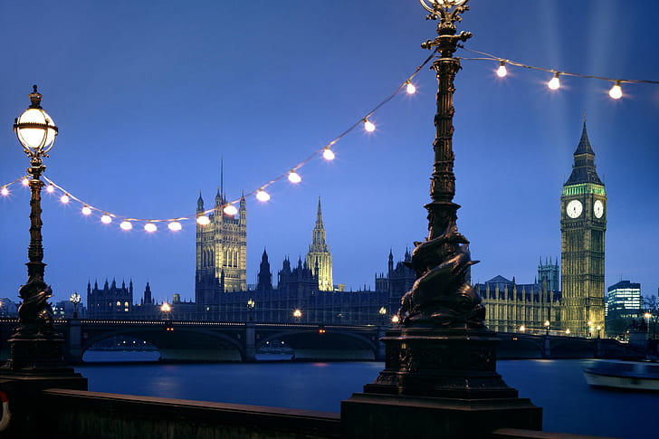 London, England, night, HD, best