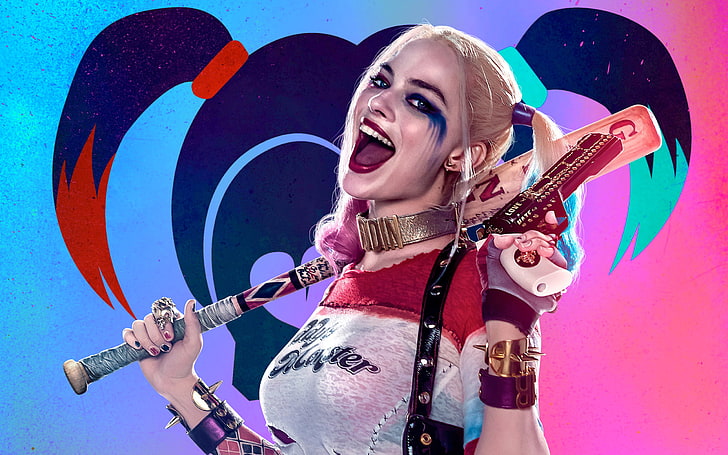 2560x1440px Free Download Hd Wallpaper Suicide Squad Harley Quinn Music Musical Instrument Young Women Wallpaper Flare