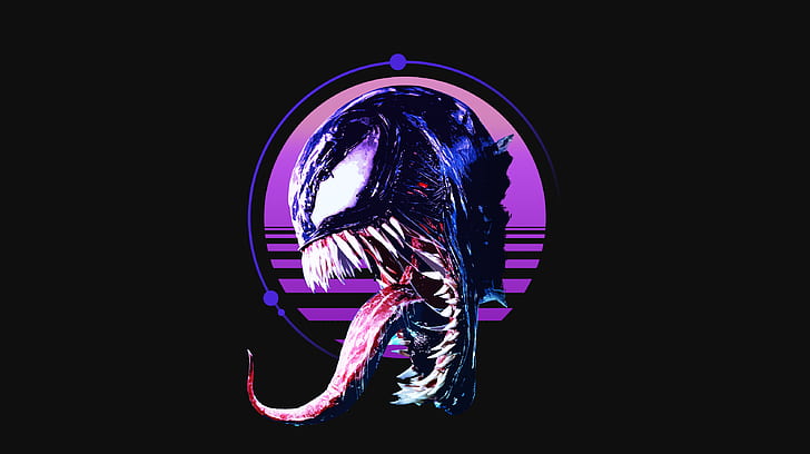 Retro Venom Art, HD wallpaper