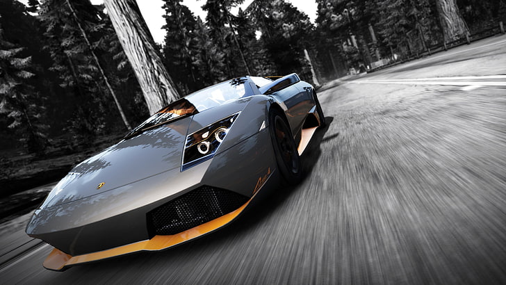 gray Lamborghini Murcielago, Need for Speed, Need for Speed: Hot Pursuit