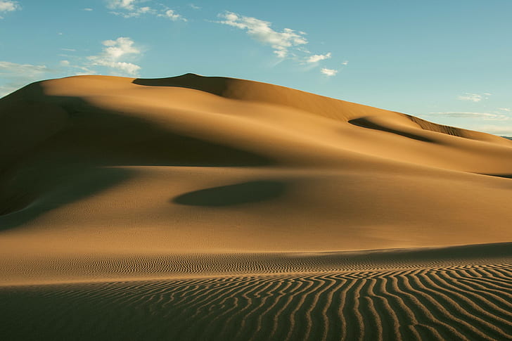 sand, gobi, dunes, desert, hot, mongolia, HD wallpaper