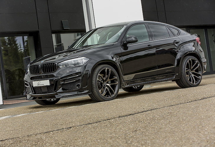 black BMW sedan, CLR, F16, Lumma Design, 2015, mode of transportation, HD wallpaper