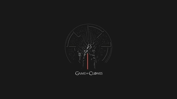 crossover, Star Wars, minimalism, mix up, Iron Throne, Game of Thrones
