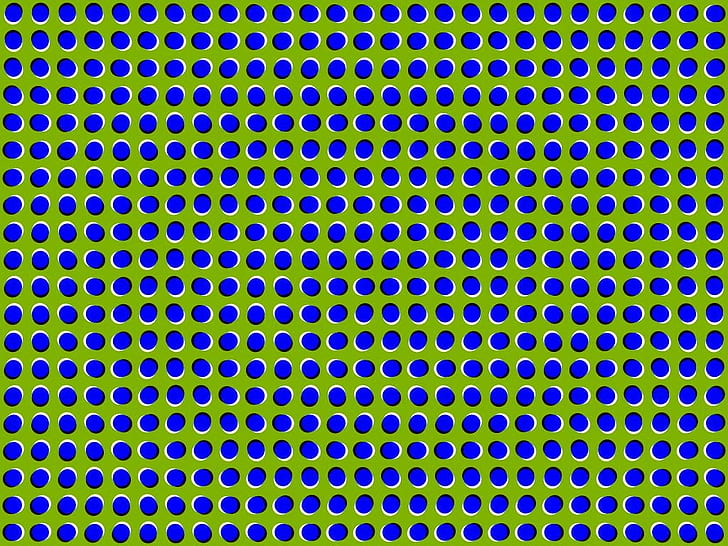 optical illusion, grid, abstract, HD wallpaper