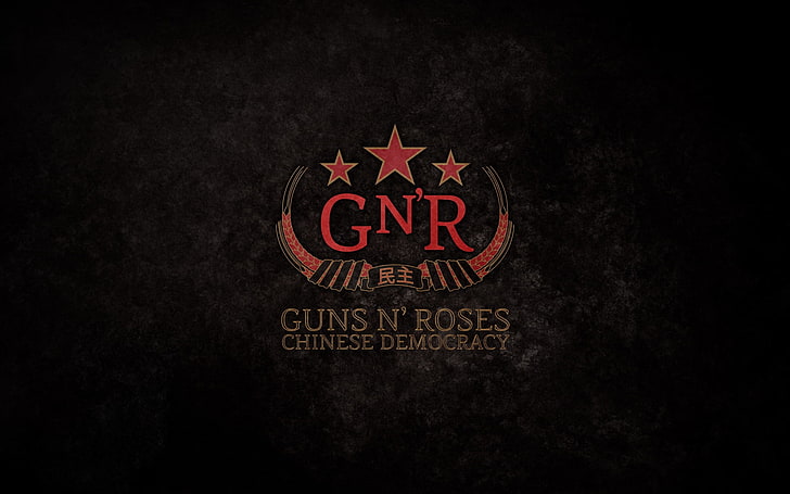 Guns N' Roses logo, guns n roses, stars, letters, background