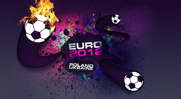 UEFA Euro 2012, Euro 2012 poster, Sports, Football, Poland, Ukraine, HD wallpaper