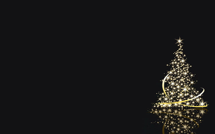 Christmas Tree Abstract Lights Awesome, HD wallpaper