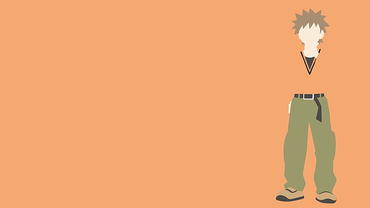 man wearing green pants illustration, Pokémon, studio shot, standing