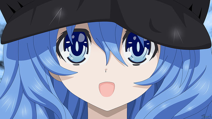 Anime, Date A Live, Blue Eyes, Blue Hair, Yoshino (Date A Live), HD wallpaper