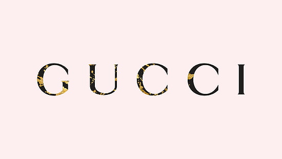 HD wallpaper: Gucci text, gold, splats, logo, simple background, company,  communication | Wallpaper Flare