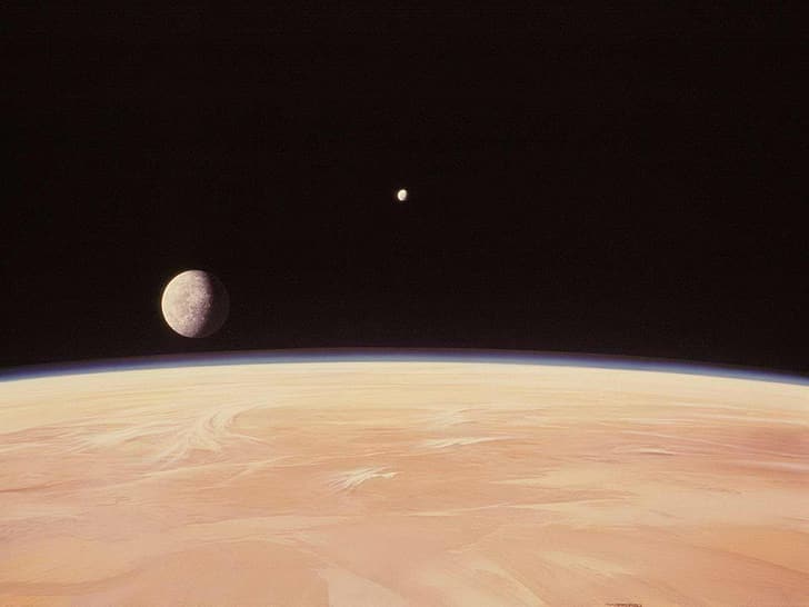 Star Wars, Tatooine, A New Hope, Matte painting