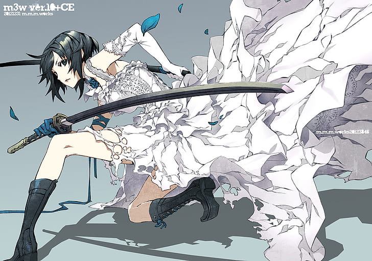 anime, anime girls, manga, Dogs: Bullets and Carnage, HD wallpaper