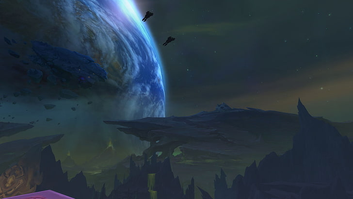 World of Warcraft: Legion, Argus and Azeroth in 7.3, video games, HD wallpaper