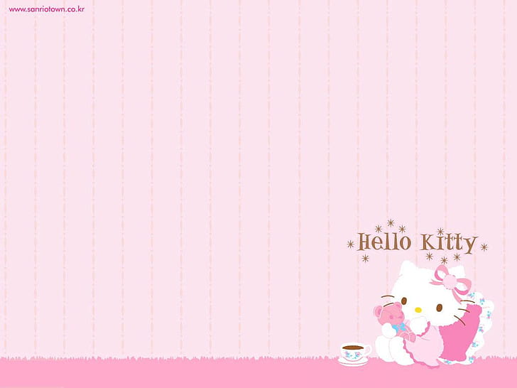 bow cute Hello Kitty Anime Hello Kitty HD Art, PINK, Dress, HD wallpaper