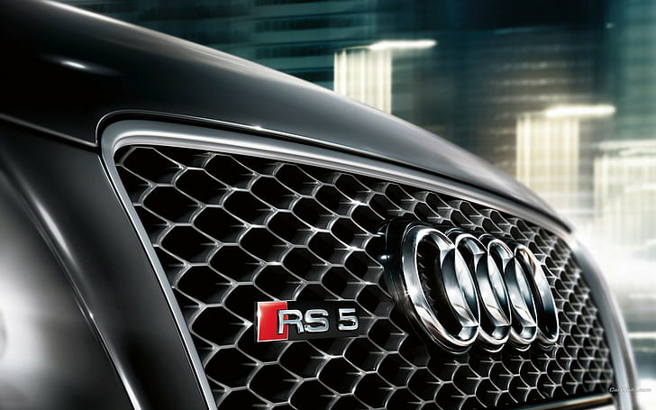 Audi RS 5 Grill HD, cars, HD wallpaper