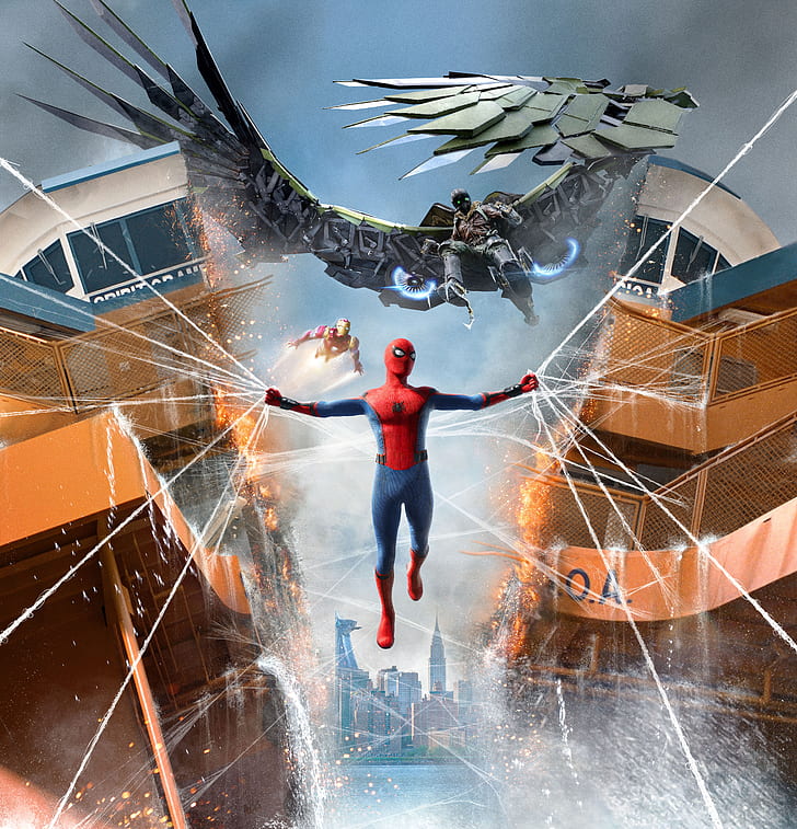 Spider-Man: Homecoming, 4K, 2017, HD wallpaper