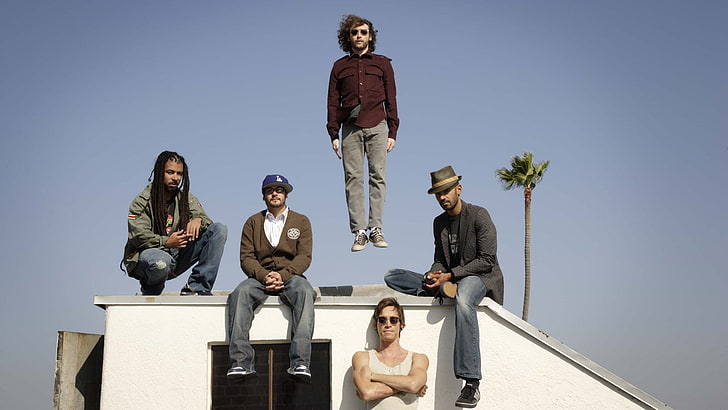 2011 Incubus, house, roof, sky, band, women, outdoors, ethnicity, HD wallpaper