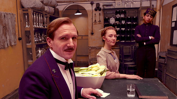 Movie, The Grand Budapest Hotel, food and drink, men, adult
