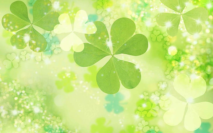 Holiday, St. Patrick's Day, Clover, Green, HD wallpaper