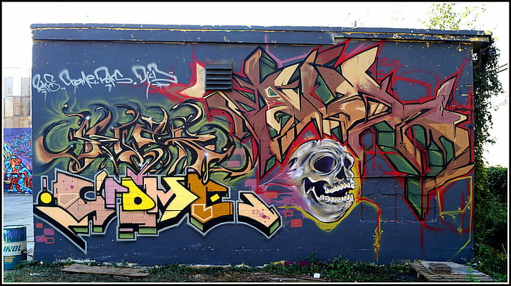 art, color, graffiti, paint, peinture, psychedelic, rue, tag