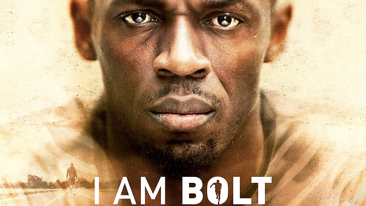 5K, Usain Bolt, I Am Bolt, portrait, looking at camera, one person, HD wallpaper