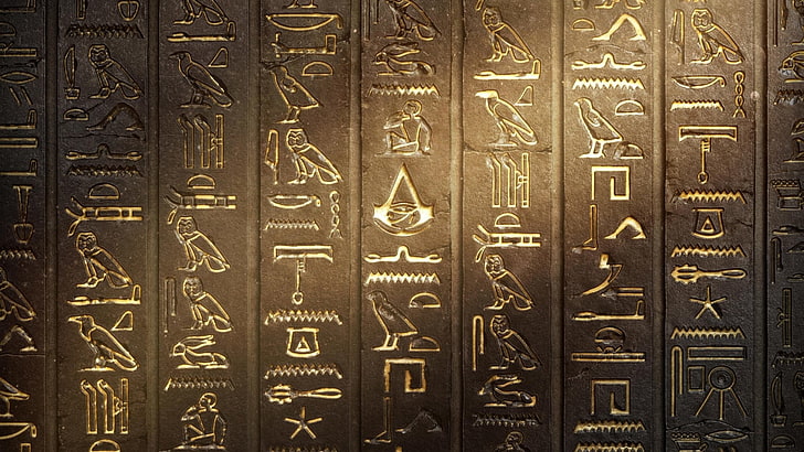 Egyptian hieroglyphs, Assassin's Creed, Assassin's Creed Origins