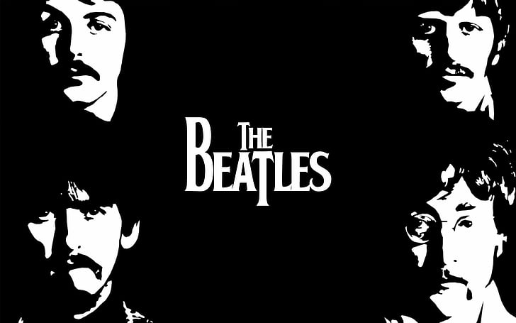 Band (Music), The Beatles, text, western script, communication, HD wallpaper
